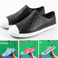 Native Jefferson Family Parent-child Shoes Hollow Breathable Hole Shoes Baotou Wading Beach Shoes Uni Light Casual Shoes