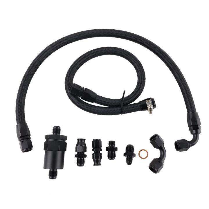 K Series Tucked Fuel Line Kit For Honda Civic Integra Feed Return Line