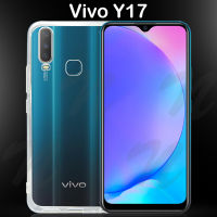 เคสซิลิโคน สีใส / สีดำ วีโว่ วาย17 แบบหลังนิ่ม  Silicone Case For Vivo Y17 (6.35)