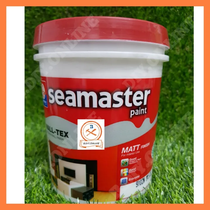 White Colour( 1 liter )Seamaster Walltex Emulsion Paint 7700-For ...