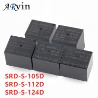 5PCS Power Relay SRD-S-105D 5VDC SRD-S-112D 12VDC SRD-S-124D 24VDC 12A 5PINS DC5V DC12V DC24V 5V 12V 24V Electrical Circuitry Parts