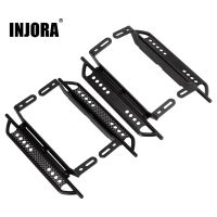 INJORA แป้นโลหะร็อคเลื่อนอัพเกรดสำหรับรถตีนตะขาบ RC 1/10 TRX-4อัพเกรด TRX4