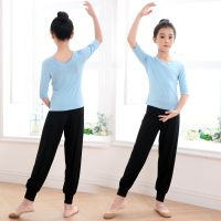 ✥○♤ Childrens dance clothes female modal body exercise clothes childrens yoga clothes Chinese dance dance clothes Latin dance clothes