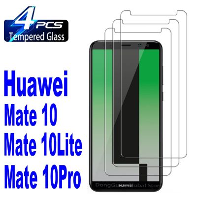 2/4ชิ้นกระจกนิรภัยสำหรับ Lite 10 Huawei ป้องกันหน้าจอ Mate Pro