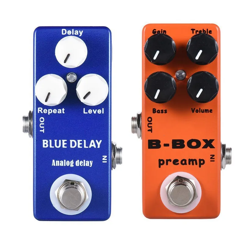 Mosky Deep Blue Delay Mini Guitar Effect Pedal True Bypass & MOSKY