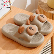 QiaoYiLuo Đồ Nội Thất Dép Họa Tiết Hoạt Hình Chống Trượt Cho Phòng Tắm Nữ
