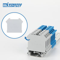 100Pcs D-UK410 End สำหรับ UK 3N5N6N10N25 Connector UK 410 Din Rail Terminal Block ป้องกัน Contact End Cover