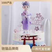 New Style Fan Antique Girl Series Home Decoration Retro Ornament For Girlfriends Birthday Cake Gift