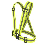 Reflective Vest Unisex High Visibility Adjustable Safety Vests Elastic Strip Security Traffic Night Working Running Cycling Vest