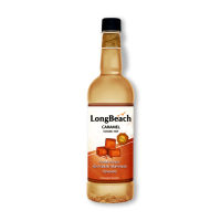 ?HOT? ลองบีช ไซรัป คลาสสิคคาราเมล 740 มล.  Long Beach Classic Caramel Syrup 740 ml.