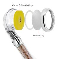 VEHHE Vitamin C Filter Cartridge SPA Anion Shower head Skin Care Lemon/Lavender Scent Skin Care Handheld Perfume Showerhead Showerheads