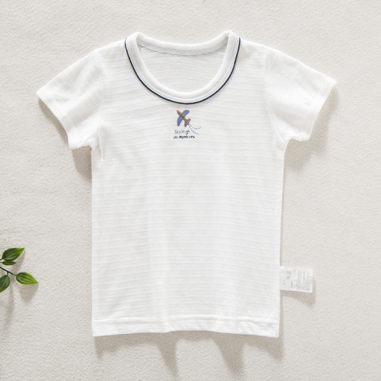 03 áo phông tay ngắn chất liệu cotton 100% cho bé trai 1-8 tuổi - intl - ảnh sản phẩm 6