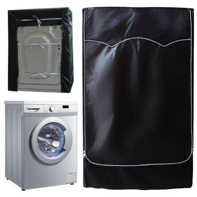 Auto Roller Washing Machine Cover Dustproof Waterproof Case With Zipper Design Laundry Machine Protective Cover Storage Bag