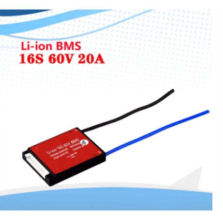 li-ion-16s-60v-20a-18650-pcm-battery-protection-board-bms-pcm-with-balanced-lithiumion-lithium-battery-module