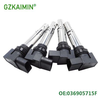 1PCS New Ignition Coil Pack For V-W Golf Je-tta Caddy Beetle Polo Audi Skoda Seat OEM 036905715F 036 905 715 F