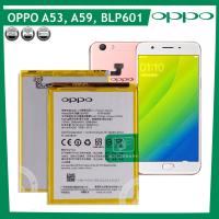 แบตเตอรี่ ใช้สำหรับเปลี่ยน OPPO A53, A53M, A53T, A59, Very Good Quality Fast Charger Battery Model BLP601 2980mAh แบตเตอรี่รับประกัน 6 เดือน