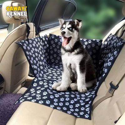 {cloth artist} CAWAYI KENNEL เสื่อ Sarung Jok Mobil กระเป๋าสะพายใส่สุนัขสัตว์เลี้ยงกันน้ำเบาะเปลญวนสำหรับสุนัขขนส่ง Perro Autostoel Hond