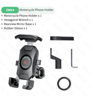 Deelife Motorcycle Phone Holder Wireless Chargers for Motorbike ephone Mount Cellphone Stand Mobile Smartphone Support