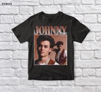 Johnny Depp 90S Vintage Black Tshirt Men T Tshirt Men Tshirt Euro Sizew