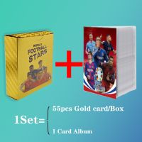 【LZ】jkuaq0 Football Star Gold Cards and Album Book Ballsuperstar Binder Notebook Collectible Card Holder Kid Toys Drop Shipping Wholesale