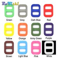 12 pcs/pack 3/8 Colorful Plastik Slider Tri-glide Sesuaikan Buckles Backpack Straps Anyaman 10.5mm