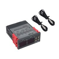 【LZ】✷۩✽  STC-3008 dupla digital controlador de temperatura 12v 24v 220v dois relé saída termostato termorregulador 10a aquecimento refrigeração