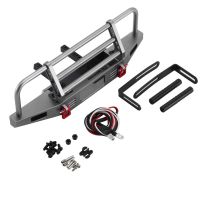 Adjustable Metal Front Bumper for 1/10 RC Crawler Traxxas TRX4 Defender Axial SCX10 SCX10 II 90046 90047 Bag Accessories