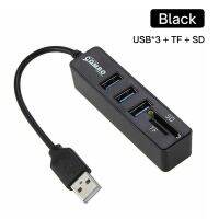 อะแดปเตอร์ขยายฮับ USB พอร์ต8/5ที่พ้วง USB ฮับความเร็วสูง2.0ฮับ TF ตัวอ่าน SD ออลอินวันสำหรับแล็ปท็อปพีซี