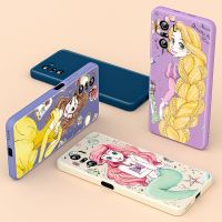 【Sell Well】FDD Disney Princess Art ซิลิโคนเหลวซิลิโคนนุ่มสำหรับ Xiaomi Redmi 9 9A 9AT 9C 9T 8 8A 7 10X K40 K30 K30S Prime โทรศัพท์กรณี