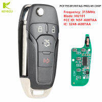 【Online】 islwpi KEYECU เปลี่ยนสมาร์ทพลิกที่สำคัญ Keyless E Ntry Fob 315เมกะเฮิร์ตซ์สำหรับฟอร์ดฟิวชั่น2013-2016 FCC ID: N5F-A08TAA