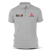 Sulam Mitsubishi Ralliart Evo Lancer Baju T-Shirt Shirts Cotton Uni Racing Motorsport Polo T Shirt Pakaian Murah Sale