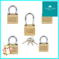 กุญแจคีย์อะไลก์ ISON 888-40/5 40 มม. แพ็ก 5 ชิ้นKEYED ALIKE PADLOCK ISON 888-40/5 40MM 5EA/SET **คุณภาพดี**