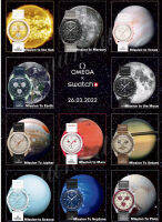 นาฬิกาข้อมือO-MEGA  คอลเลกชั่นใหม่ล่าสุด  O-mega x S-watch Speedmaster MoonS-watch รุ่นMission to Venus