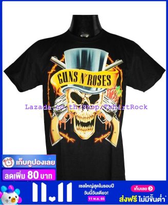 เสื้อวง GUNS N ROSES กันส์แอนด์โรสเซส ไซส์ยุโรป เสื้อยืดวงดนตรีร็อค เสื้อร็อค  GUN278 ส่งจาก กทม.