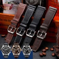 Genuine Leather Watch Strap for IWC Universal Mark 18 Little Prince Pilot Portuguese Genuine Leather Watch Band Male 21 22mm