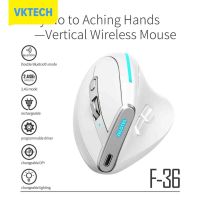 [Vktech] F-36เมาส์ที่รองรับบลูทูธ2.4G 2400 DPI 8ปุ่มเมาส์สำหรับเล่นเกมส์ระดับมืออาชีพสำหรับคอมพิวเตอร์แล็ปท๊อปเดสก์ท็อป