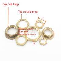 1/8 1/4 3/8 1/2 3/4 1 inch BSPT thread pipe joint brass nut hex tube connector water tank sealing Clamping joint