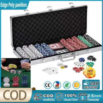 300 PCS Poker Chip Set Texas Hold'Em Dice Poker Chips- Casino Quality  Clay Chips