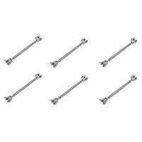 6X 304 Stainless Steel Rigging Screw Closed Body Jaw Jaw Turnbuckle 7/32 inch Thread