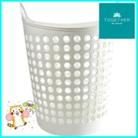 ตะกร้าผ้ากลม PIONEER 086200047 ขาวLAUNDRY BASKET PIONEER 086200047 WHITE **หมดแล้วหมดเลย**