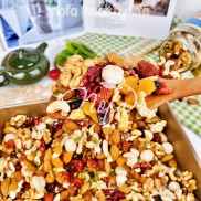 Granola 100% Hạt & Quả nướng mật ong rất ngon 600g NOFA Giảm cân, Ăn kiêng