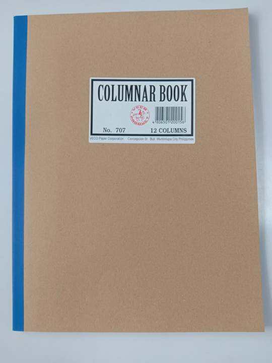 Columnar Book (12 Columns) Lazada PH