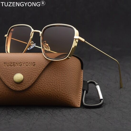 2022 new steampunk kính mát thời trang người đàn ông phụ nữ thiết kế - ảnh sản phẩm 1