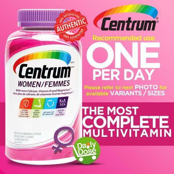 NEW Centrum Complete Multivitamin and Mineral Supplement for Women