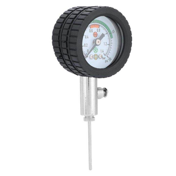 Air Pressure Gauge Ball Meter Basketball Football Volleyball Stainless