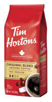 กาแฟ * Tim Hortons Original Blend, Medium Roast Ground Coffee, Perfectly Balanced, Always Smooth, Made with 100% Arabica Beans, 12 oz Bags