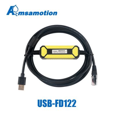 USB-FD122เหมาะสำหรับการแก้จุดบกพร่องมอเตอร์เซอร์โวไดรฟ์ Kinco สายลงโปรแกรมดาวน์โหลด USB ข้อมูลไปยังพอร์ต RJ45