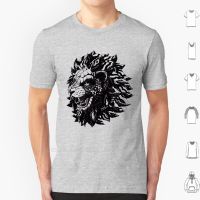 Lion T Shirt Big Size Lion King Of The Jungle Cat Male Pride Alpha Male Beast Manly Monster Ink Tattoo Sketch Ben RHNS  YZ2V