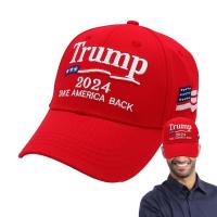 Trump Hat Campaign Hat Trump Embroidery Baseball Caps Trump Baseball Caps With American Flag Breathable Hat Vintage Style For Women Men Presidential Election pretty well