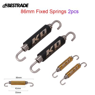 86mm A pair Pieces Stainless Steel Universal Motorcycle Exhaust Fixed Spring Hook For Muffler Connect Pipe Springs